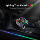 MP3 Player Car Charge Adapter Wireless Bluetooth FM Transmitter Fast Charger
