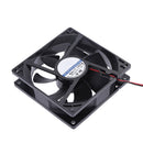 YD-129025SM DC 12V Cooler Fan 90x90x25mm 7 Blades Computer PC Fan