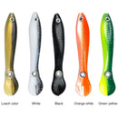 15pcs 10cm/6g Soft Bionic Fishing Baits Artificial Lure (Black)