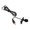 Wired Condenser Hands-free Mike Clip-on Lapel Microphone Link To Smartphone