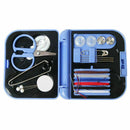 Travel Sewing Kit Thread Needles Mini Case Plastic Scissors Pins. Tape caca A4F1