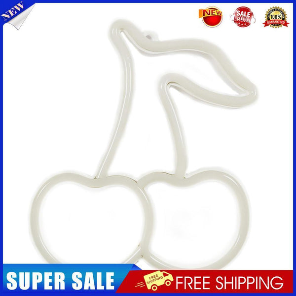 Cherry Fruit LED Neon Light Colorful Neon Sign Night Lamp Hanging Decor (A)