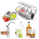 2.2" Ice Cube Bar Silicone 1 Ball Maker DIY Mold Sphere Large Tray Whiskey Mould