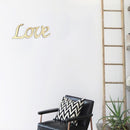 occitop wood love script word sign ornaments rustic wall tattoo for scrapbook