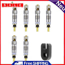 2/6/12pcs Replacement Brass Presta Valve Cores + Remover for Mountain Road Bike