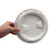 White Non-slip 8 Inch Round Boat Sailing Inspection Deck Cover Lid Marine