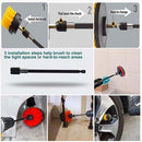 15CM Extension Rod Polishing Pad Drill Brush Polishing Tool Scouring Pads