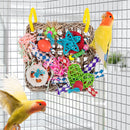 Parrot Chewing Toys Woven Seaweed Hanging Swing Supplies Bird Accessories Newly