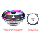LANSHUO Xuanbing 300 Rainbow RGB Low Profile CPU Air Cooler with 90mm Silent Fan