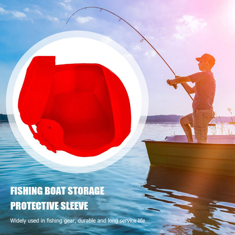 #A Portable Fishing Reel Bags Protective Cover for Low Profile Baitcasting Wheel