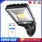 LED Solar Wall Light Outdoor Motion Sensor Lamp Garden Remote Lamp (30COB)