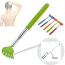 1x Steel Telescopic Scratcher Itch Back Massage Stick For Adjustable F1X8 Y4H4