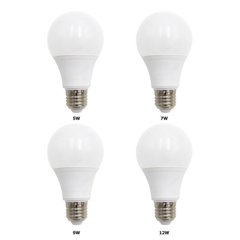 3pcs A65 LED Light Auto OFF/ON Photosensitive 85-265V Bulb(9W)