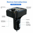 Accessories 5.0 Car Wireless FM Transmitter Adapter 2USB PD Charger Hands-Free