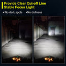 H4 Ceramic LED Bulb 6500K 1080LM High Low Beam for Motorcycle Headlight Newly