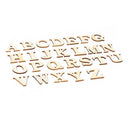 Wooden Letters Alphabet Wood Discs for DIY Scrapbooking Arts Crafts Decoration