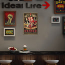 White Stripes Concert Metal Plate Tin Sign for Bar Pub Club Cafe Wall Art