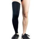 1pc Basketball Leg Sleeve Knee Protector Sports Long Kneepad (Black M) Newly