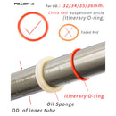 RISK 5pcs Bicycle Front Fork O-Rings Shock Absorb Oil Seal Dust-proof Ring Newly