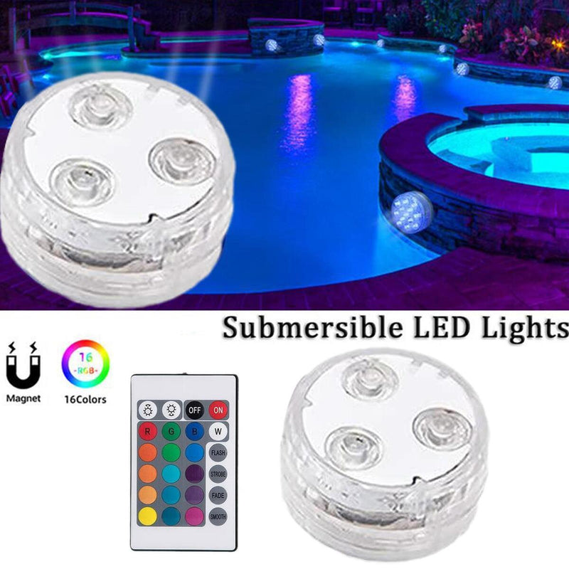 Waterproof Swimming Pool Candle Light Waterproof Pool Light With Remote Control`