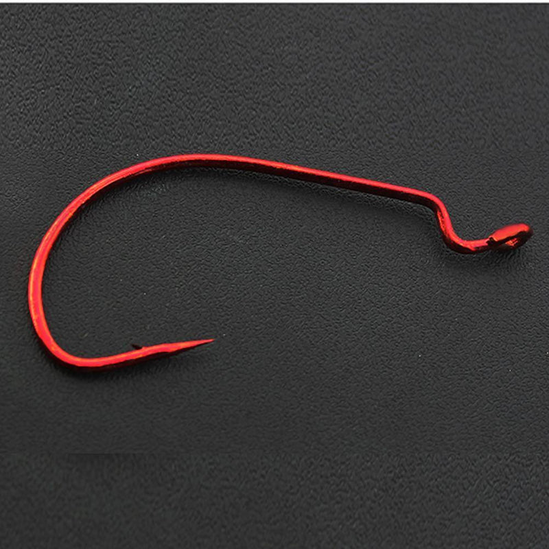 20pcs Barbed Crank Sharp Fishing Hooks Pesca for Soft Bait Tackle 2/0#
