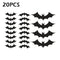 20 Halloween Stickers Bat Black Vinyl Window Decorations Spooky Party Kids Wall`