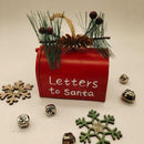 Iron Mailbox Ornament Portable Xmas Tree Pendant Candy Organizer Box C3K6