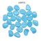 100pcs Luminous Pebbles Rocks Mix Color Stone Fish Tank Decoration (Blue)