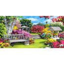 Garden Oil Paint By Numbers Kit Frameless Drawing Picture Wall Decor Art Craf