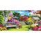 Garden Oil Paint By Numbers Kit Frameless Drawing Picture Wall Decor Art Craf