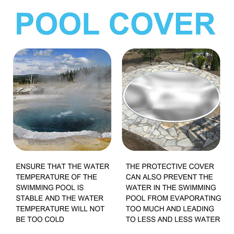 Swimming Pool Covers Summer Heat Insulation Film Dust Blanket (10FT-300cm) Newly