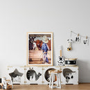 5D Diamond Painting Cowboy Full Round Diamond Rhinestone Set