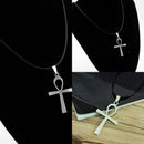 Large ANKH Cross Pendant Leather 50cm+ Necklace Egyptian Life of Accesso A best
