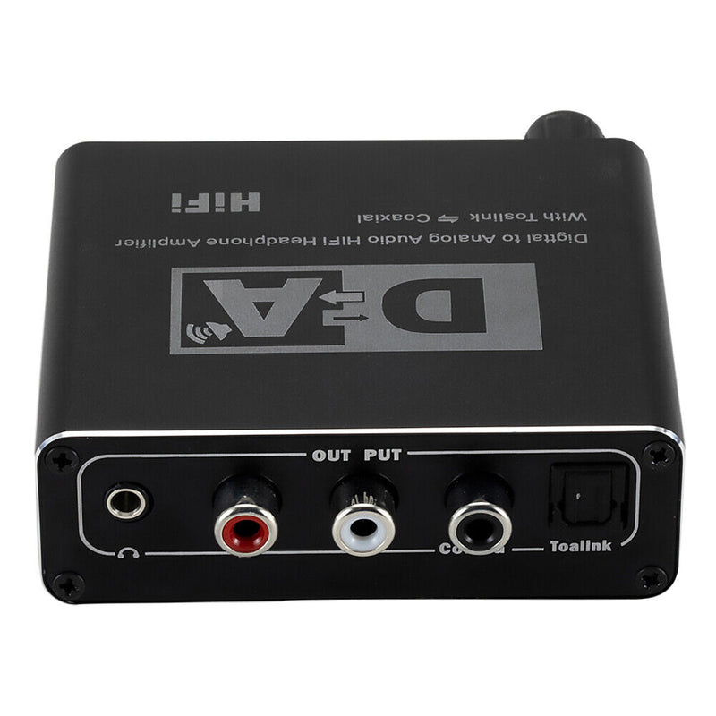 Digital to Analog 3.5mm Stereo Audio Converter 5.1 Channel RCA Decoder Adapter