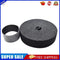 1m Durable Self Adhesive Cable Fastener Tape Wire Strap (Black 100x1cm)
