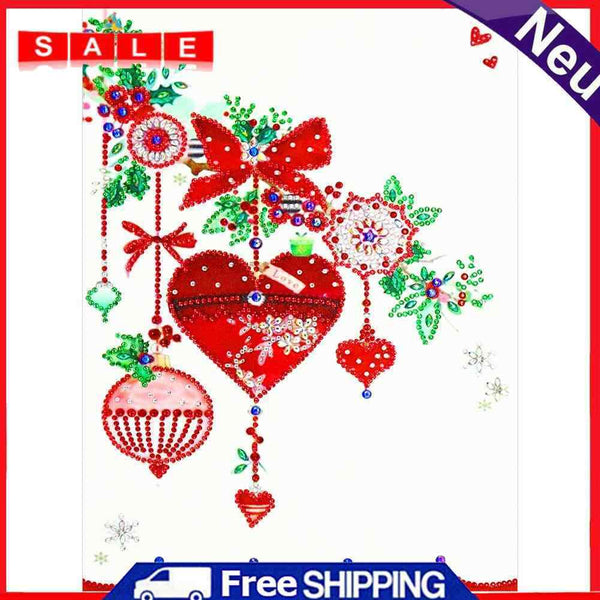 5D DIY Special Shaped Diamond Painting Heart Cross Stitch Kit Home Bedroom Decor