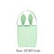 Ears Canvas Storage Pouch Gift Packing Bag Easter Tote Bag Rabbit Basket Bag