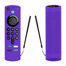 Remote Control Protective Case Cover for Amazon Alexa Voice Remote (Purple)