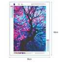 5D DIY Full Drill Diamond Painting Red Leaf Cross Stitch Embroidery Mosaic