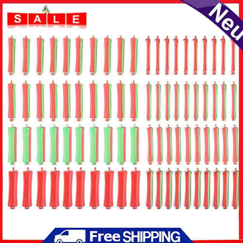 Domybest 80pcs DIY Cold Continuous Shaft Rod Salon Curling Curling Curling Curlswi
