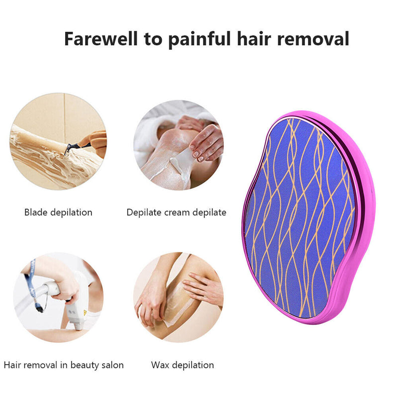 #A Painless Physical Hair Remover Epilator Reusable Unisex Home Depilation Machi