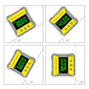 4x90 Degree Precision Inclinometer Bevel Level Measuring Meter LCD Backlight