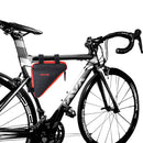 MTB Bike Front Tube Bag Waterproof Road Bicycle Phone Frame Pouch (Red) Newly