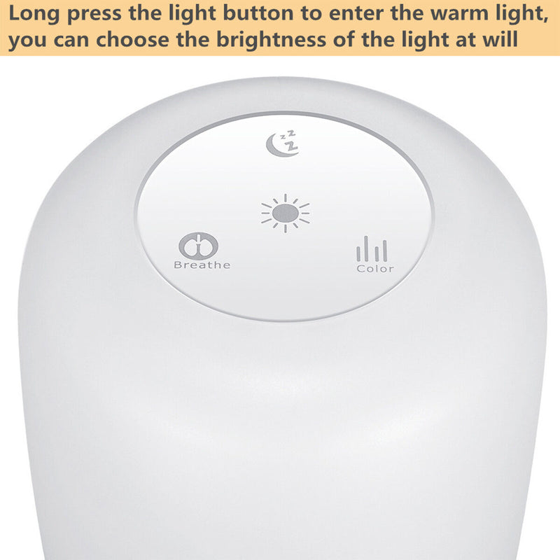 Night Lights, 7 Colors Change, Stepless Dimming, Bedside Lamp for Kids Bedrooms