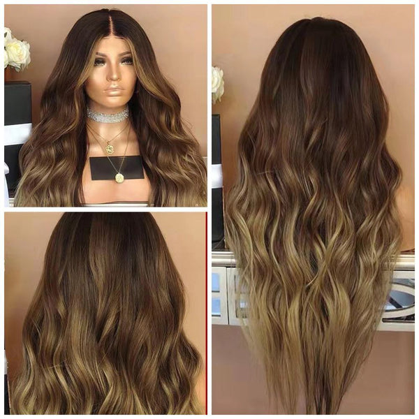 Wig Women's Clothing Women's Wig High Temperature Line Curly Hair Wig Long Roll