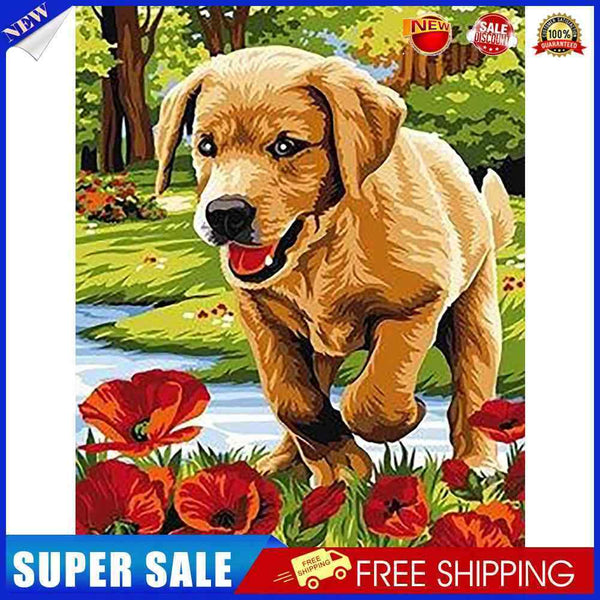 #A 5D DIY Diamond Painting Kits Animal Full Round Drill Wall Decor Art Crafts Se