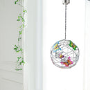 Solar Butterflies Round Ball Light Outdoor Waterproof Garden Decor Lighting Lamp