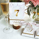 20× Wedding Favor Marble Triangle Candy Box Ribbon Party Holiday Supply K5K5