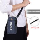 Sports Phone Bag Arm Purse Fitness Running Key Holder Money Wallet (Blue) Newly