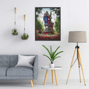 Full Cross Stitch Art Paint 14CT Counted Cabin Embroidery Wall Hanging Ornament